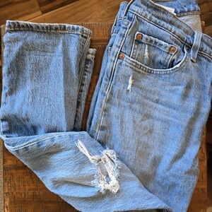 Levi's Blue Straight Leg Women's Jeans